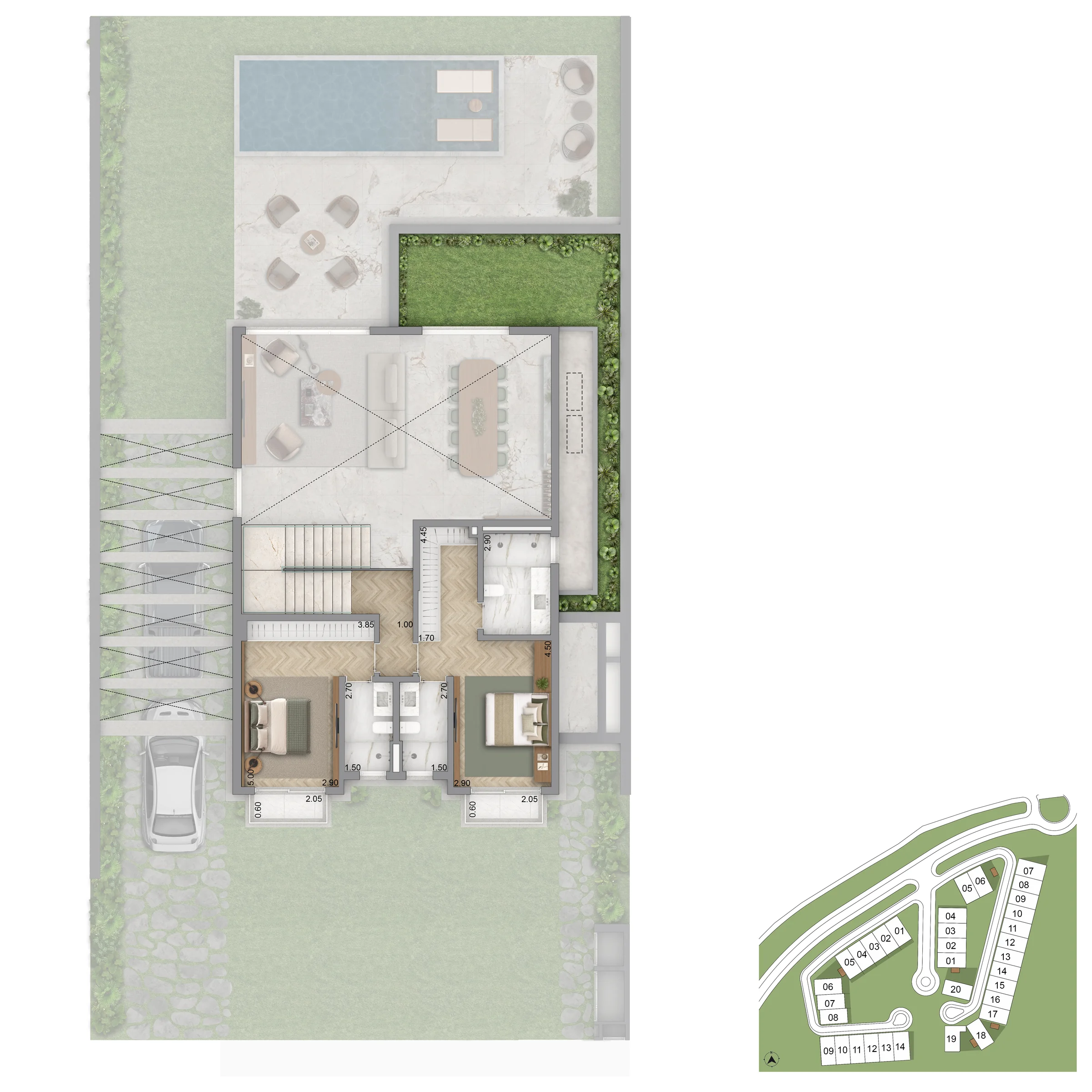PLANTA CASA SUPERIOR OPCAO 03 P10